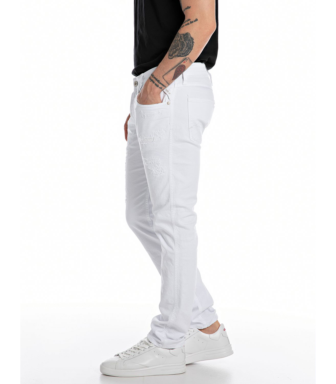 ●◯ホワイトデニム◯● CIOTA (シオタ) ホワイト スビンコットン 13.5oz ストレート